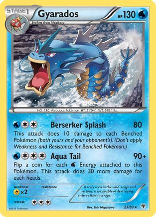 Gyarados 023/83  - Reverse Holofoil Generations - Rare
