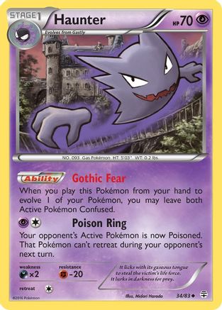 Haunter 034/83  Generations - Uncommon