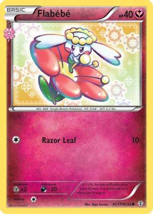 Flabebe RC17/RC32  Generations Radiant Collection - Common
