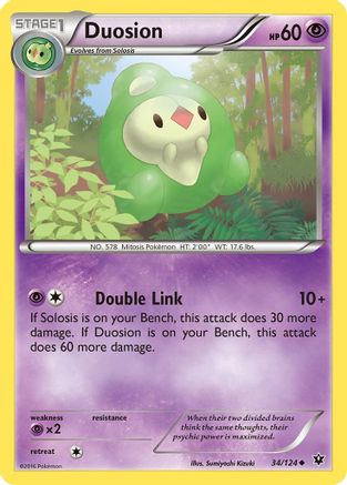 Duosion 034/124  XY  Fates Collide - Uncommon