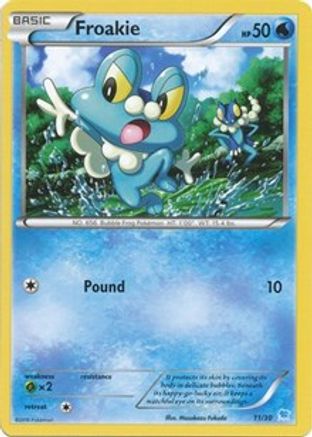 Froakie (11) 011  XY Trainer Kit Pikachu Libre & Suicune - Common