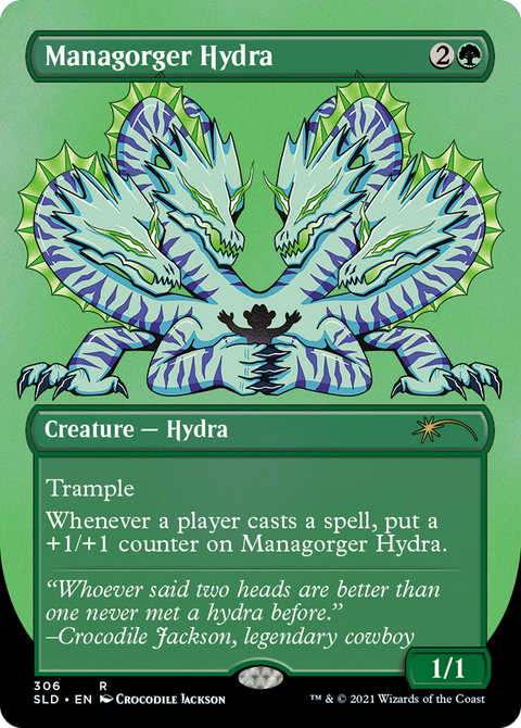 Managorger Hydra (SLD-306) - Secret Lair Drop (Borderless) Etched Foil