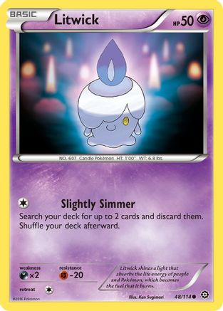 Litwick 048/114  XY  Steam Siege - Common