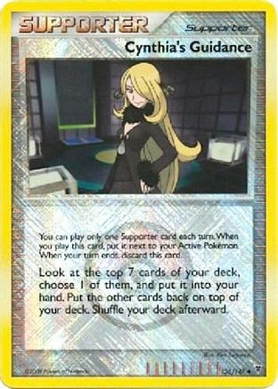 Cynthia's Guidance 136/147  - Reverse Holofoil League & Championship Cards - Promo