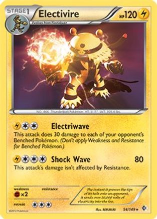 Electivire 054/149  Deck Exclusives - Rare