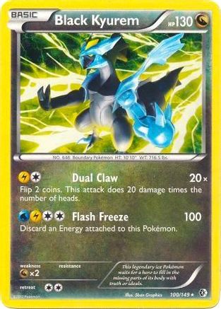 Black Kyurem 100/149  - Holofoil Deck Exclusives - Holo Rare
