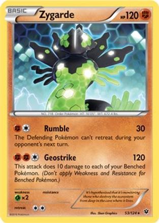 Zygarde 053/124  - Holofoil Deck Exclusives - Holo Rare