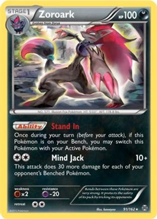 Zoroark 091/162  Deck Exclusives - Rare