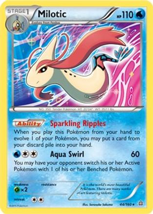 Milotic 044/160  Deck Exclusives - Rare
