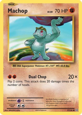 Machop 057/108  XY  Evolutions - Common