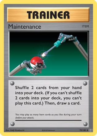 Maintenance 079/108  XY  Evolutions - Uncommon
