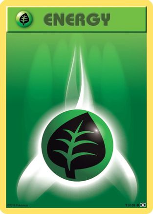 Grass Energy 091/108  XY  Evolutions - Common
