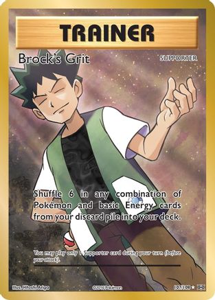Brock's Grit (Full Art) 107/108  - Holofoil XY  Evolutions - Ultra Rare