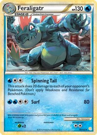 Feraligatr 020/123  - Holofoil Deck Exclusives - Holo Rare