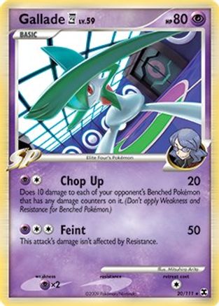 Gallade E4 020/111  - Holofoil Deck Exclusives - Holo Rare