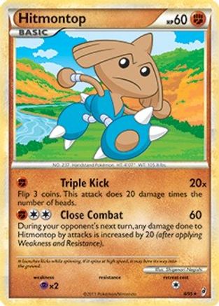 Hitmontop 008/095  Deck Exclusives - Rare