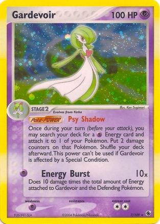 Gardevoir (Holo) 007  - Holofoil EX Battle Stadium - Holo Rare