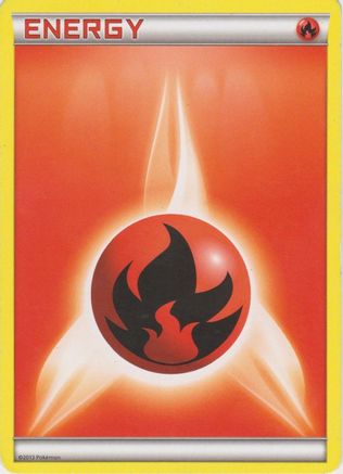 Fire Energy (2013 Unnumbered)  - Holofoil Deck Exclusives - Common
