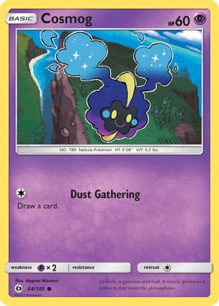 Cosmog 064/149  - Reverse Holofoil SM Base Set - Common