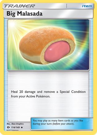 Big Malasada 114/149  SM Base Set - Uncommon