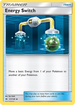 Energy Switch 117/149  - Reverse Holofoil SM Base Set - Uncommon
