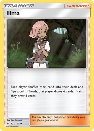 Ilima 121/149  - Reverse Holofoil SM Base Set - Uncommon