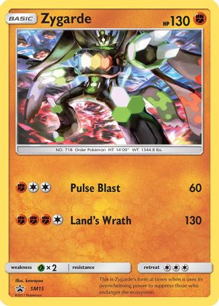 Zygarde SM15  - Holofoil SM Promos - Promo