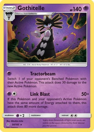 Gothitelle 054/145  SM  Guardians Rising - Rare