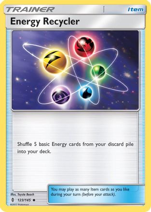 Energy Recycler 123/145  SM  Guardians Rising - Uncommon