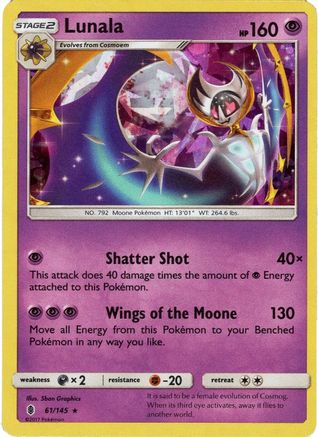 Lunala 061/145  - Holofoil Deck Exclusives - Holo Rare