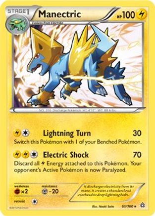 Manectric 061/160  Deck Exclusives - Rare