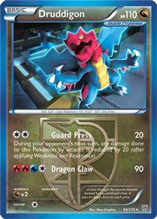 Druddigon 094/135  - Holofoil Deck Exclusives - Holo Rare