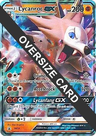 Lycanroc GX SM14  - Holofoil Jumbo Cards - Promo