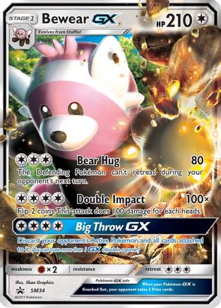Bewear GX SM34  - Holofoil SM Promos - Promo