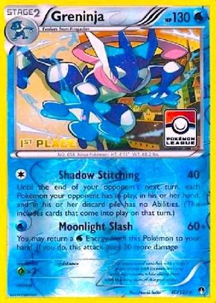 Greninja 040/122  - Reverse Holofoil League & Championship Cards - Promo