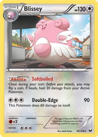 Blissey 082/108  Deck Exclusives - Rare