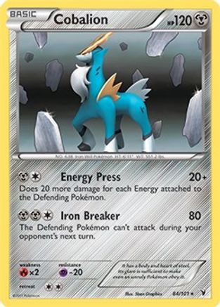 Cobalion 084/101  Deck Exclusives - Rare