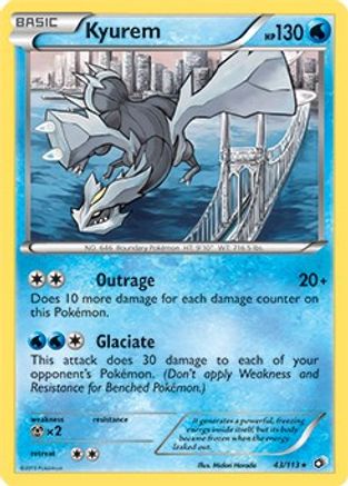 Kyurem 43/113 (BW Legendary Treasures) 043/113  Deck Exclusives - Rare