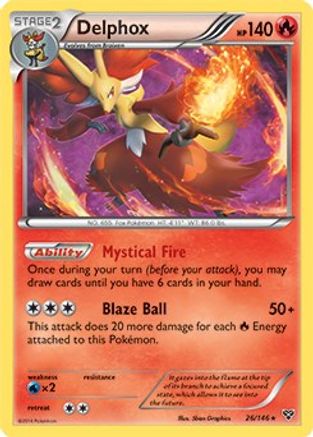 Delphox 026/146  Deck Exclusives - Rare