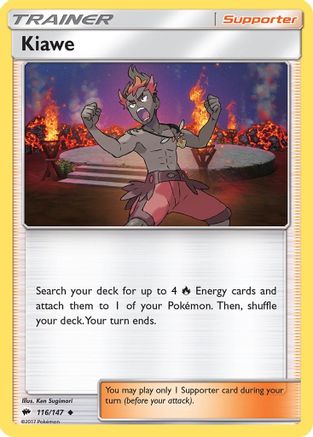 Kiawe 116/147  SM  Burning Shadows - Uncommon