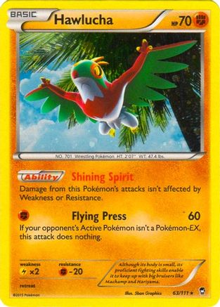 Hawlucha 063/111  - Holofoil Blister Exclusives - Promo