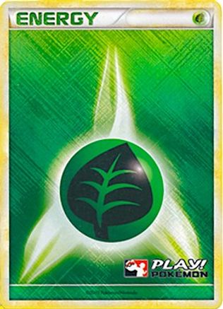Grass Energy (2010 Play! Pokemon)  - Holofoil League & Championship Cards - Promo