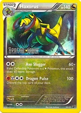 Haxorus 016/20  - Holofoil Blister Exclusives - Promo