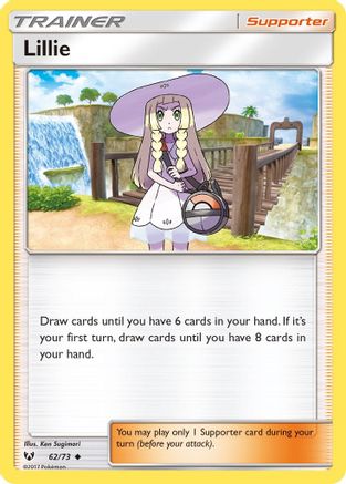Lillie 062/73  - Reverse Holofoil Shining Legends - Uncommon