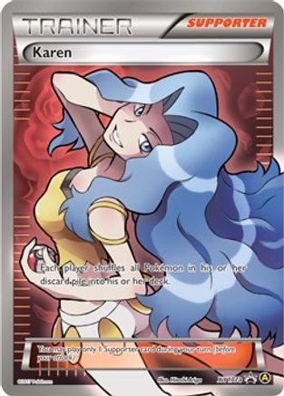 Karen XY177a  - Holofoil Alternate Art Promos - Promo