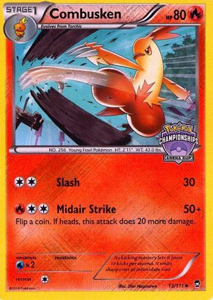 Combusken 013/111  - Reverse Holofoil League & Championship Cards - Promo