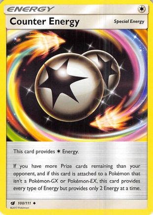 Counter Energy 100/111  SM  Crimson Invasion - Uncommon