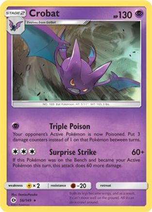 Crobat 056/149  Deck Exclusives - Rare