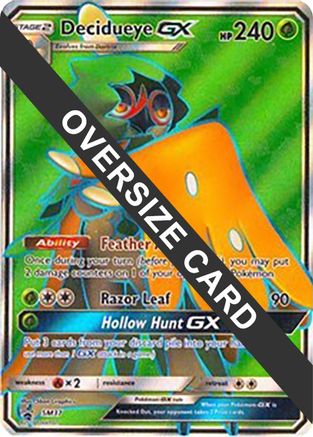 Decidueye GX SM37  - Holofoil Jumbo Cards - Promo