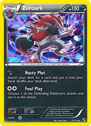 Zoroark 071/114  - Holofoil Blister Exclusives - Promo